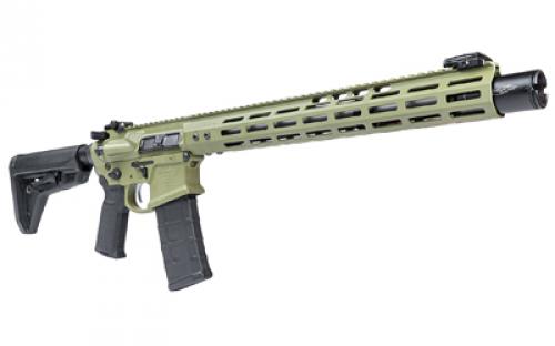 Noveske Infidel, Gen 4, Semi-automatic Rifle, 223 Rem/556NATO, 13.7" Barrel (16" OAL with Pinned Brake), KX3 Muzzle Device, Green, Magpul MOE SL Stock, 30Rd, NSR-15 (M-Lok) Handguard 02000711-BG