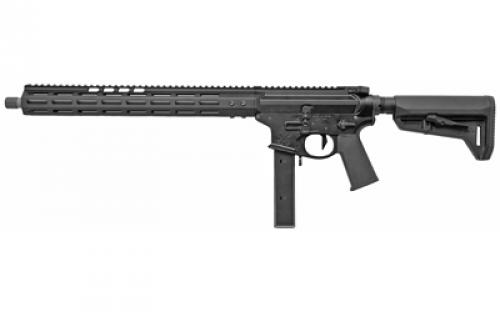 Noveske Gen 4, Semi-automatic, AR, 9MM, 16, Black Finish, SL-K Stock, 32Rd, NSR-15 MLOK Handguard, Geissele Airborne Charging Handle, Geissele MCX Trigger, STS Ambi Selector, A5H4 Buffer, MOE-K Grip, 1/2x28 Thread Protector 02000833