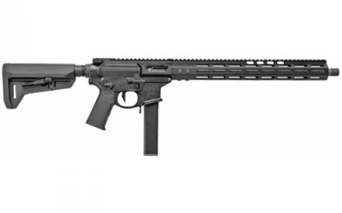 Noveske Gen 4, Semi-automatic, AR, 9MM, 16", Black Finish, SL-K Stock, 32Rd, NSR-15 MLOK Handguard, Geissele Airborne Charging Handle, Geissele MCX Trigger, STS Ambi Selector, A5H4 Buffer, MOE-K Grip, 1/2x28 Thread Protector 02000833