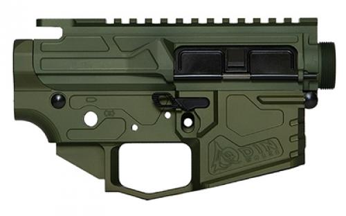 Odin Works OTR-15, Semi-automatic, Lower/Upper Set, 223 Remington, 556NATO, N/A, Green, Matte OTR-15-RECEIVER-SET-RG