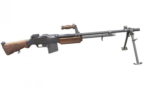 Ohio Ordnance Works, Inc 1918 Browning Automatic Rifle, Self Loading Rifle, Semi-automatic, 30-06, 24 Barrel, 1:10 Twist, Flash Hider, Black Phosphate Finish, Walnut Stock, 1:10, 20Rd, Leaf type rear sight with open U-notch battle sight 1918A3-02