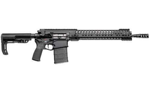 Patriot Ordnance Factory Revolution, Semi-automatic Rifle, 308 Win, 16.5 Barrel, 1:10 Twist, Black Finish, Mission First Tactical Furniture, 14.5 M-LOK Rail, Triple Port Muzzle Brake, 4.5lb POF Drop-In Trigger, 1-20Rd PMAG 01235