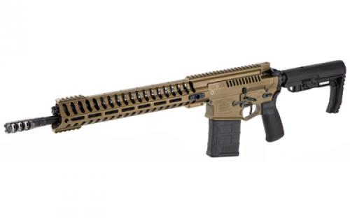 Patriot Ordnance Factory Revolution, Semi-automatic Rifle, 308 Win, 16.5" Barrel, 1:10 Twist, Cerakote Burnt Bronze Finish, Mission First Tactical Furniture, 14.5" M-LOK Rail, Triple Port Muzzle Brake, 4.5lb POF Drop-In Trigger, 1-20Rd PMAG 01467