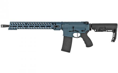 Patriot Ordnance Factory Wonder, Semi-Auto, 223 Rem/556NATO, 16.5 Barrel, Blue Titanium Cerakote Finish, MFT Stock, 30Rd, 14 MLOK Renegade Rail, Single Port Micro-B Muzzle Brake, POF-USA 3.5lb Flat Trigger, Anti-Tilt Buffer Tube, 1 Mag 01580