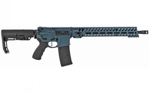 Patriot Ordnance Factory Wonder, Semi-Auto, 223 Rem/556NATO, 16.5" Barrel, Blue Titanium Cerakote Finish, MFT Stock, 30Rd, 14" MLOK Renegade Rail, Single Port Micro-B Muzzle Brake, POF-USA 3.5lb Flat Trigger, Anti-Tilt Buffer Tube, 1 Mag 01580