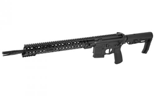 Patriot Ordnance Factory Minuteman, Semi-automatic Rifle, 556NATO, 16.5" Barrel, Anodized Black, Mid Length Low Pro DI Gas Block, California Juggernaut MAG LOK Kit, 10 Round 01648