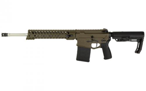 Patriot Ordnance Factory Rogue, Semi-Auto, 308 Winchester/762NATO, 16.5 Barrel, 1:8 Stainless Match-Grade Barrel, Single Port Micro-B Muzzle Brake, Patriot Brown, MFT Grip and Stock, 11 M-LOK Renegade Rail, Mil-Spec Trigger, 20 Rounds, 1 Magazine 01740