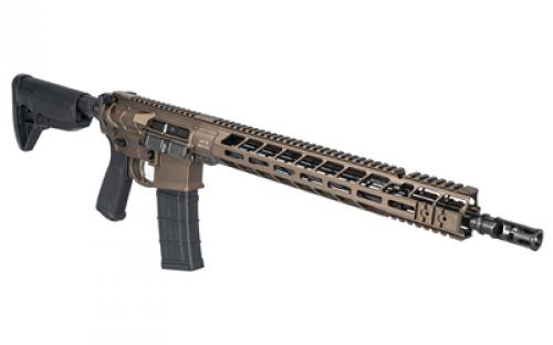 Primary Weapons Systems MK1, Mod 2, Semi-automatic Rifle, 223 Wylde/556NATO, 16.1" Barrel, Mid-length Gas System, 1:8 Twist, FSC556 Muzzle Device, Cerakote Finish, Magpul Burnt Bronze, Magpul Grip, Magpul MOE Stock, 30 Rounds, 1 Magazine 22-2M116RA1BB