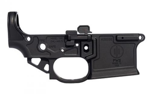 Primary Weapons Systems MK1 Mod 2-M, Stripped Lower Receiver, Semi-automatic, 556NATO, BCM Furniture, Hard Coat Anodized, Black, 30 Rounds, All Proprietary Ambi Parts Included 2M100SM11-1F