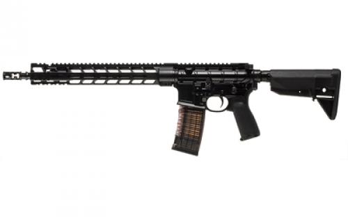 Primary Weapons Systems MK114, Mod 2-M, Semi-automatic Rifle, 223 Wylde/556NATO, 14.5 Pinned (16 OAL) Barrel, 1:8 Twist, Mid-length Gas System, FSC556 Muzzle Device, Anodized Finish, Black, Magpul Grip, Magpul MOE Stock, 30 Rounds, 1 Magazine 2M114RA11-1F