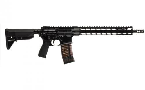 Primary Weapons Systems MK114, Mod 2-M, Semi-automatic Rifle, 223 Wylde/556NATO, 14.5" Pinned (16" OAL) Barrel, 1:8 Twist, Mid-length Gas System, FSC556 Muzzle Device, Anodized Finish, Black, Magpul Grip, Magpul MOE Stock, 30 Rounds, 1 Magazine 2M114RA11-1F