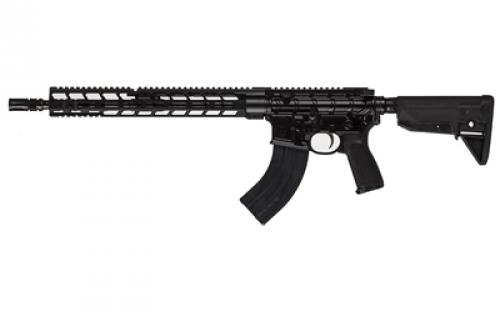 Primary Weapons Systems MK1, Mod 2, Semi-automatic Rifle, 223 Wylde/556NATO, 16.1 Barrel, Mid-length Gas System, 1:8 Twist, FSC556 Muzzle Device, Anodized Finish, Black, BCM GUNFIGHTER Grip, BCM GUNFIGHTER Stock, 30 Rounds, 1 Magazine 2M116RA11-1F