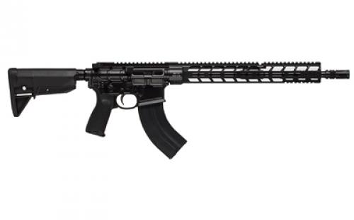 Primary Weapons Systems MK1, Mod 2, Semi-automatic Rifle, 223 Wylde/556NATO, 16.1" Barrel, Mid-length Gas System, 1:8 Twist, FSC556 Muzzle Device, Anodized Finish, Black, BCM GUNFIGHTER Grip, BCM GUNFIGHTER Stock, 30 Rounds, 1 Magazine 2M116RA11-1F