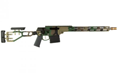 Q The Fix, Bolt Action Rifle, 308 Winchester, 16" Threaded Barrel, 5/8x24, Cerakote Finish, M81 Woodland Camo, Folding and Adjustable Stock, Two Stage Trigger, Free FLoat Q-Sert Handguard, Right Hand, 10 Rounds, 1 Magazine FIX-308-16IN-WOODLAND