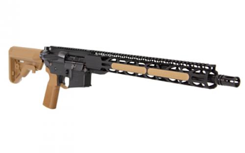 Radical Firearms RF-15, Semi-Automatic, AR, 223 Remington/556NATO, 16" Barrel, 1:7" Twist, 15" RPR MLOK Handguard, Anodized Finish, Black, Coyote Brown B5 Pistol Grip and B5 Stock, 1 Magazine, 30 Rounds FR16-5.56SOC-15RPR-CB