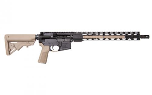 Radical Firearms RF-15, Semi-Automatic, AR, 300 Blackout, 16" Barrel, 1:8" Twist, 15" RPR MLOK Handguard, Anodized Finish, Black, Flat Dark Earth B5 Pistol Grip and B5 Stock, 1 Magazine, 30 Rounds FR16-300HBAR-15RPR-FDE