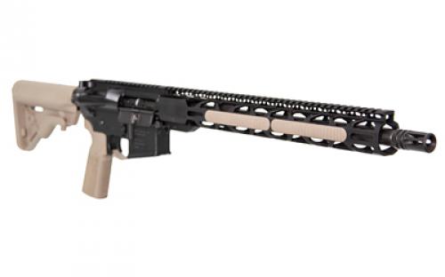 Radical Firearms RF-15, Semi-Automatic, AR, 300 Blackout, 16" Barrel, 1:8" Twist, 15" RPR MLOK Handguard, Anodized Finish, Black, Flat Dark Earth B5 Pistol Grip and B5 Stock, 1 Magazine, 30 Rounds FR16-300HBAR-15RPR-FDE