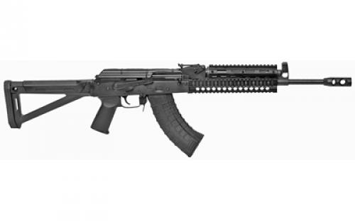 Riley Defense RAK47, Semi-automatic, AK, 7.62X39, 16" Barrel, Black Finish, Magpul Stock, Adjustable Sights, 30Rd, 1 Magazine RAK47-T-MP