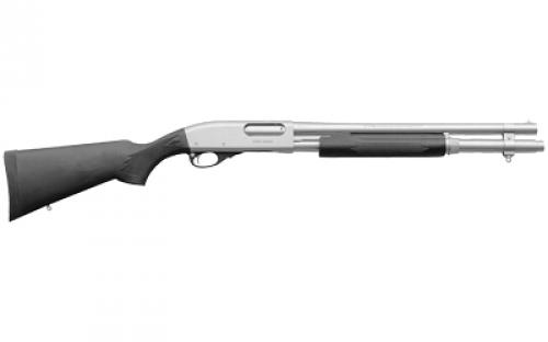 Remington 870 Marine Magnum, Pump Action, 12 Gauge, 3 Chamber, 18 Cylinder Barrel, Nickel Finish, Synthetic Stock, Bead Sight, 6 Rounds R25012