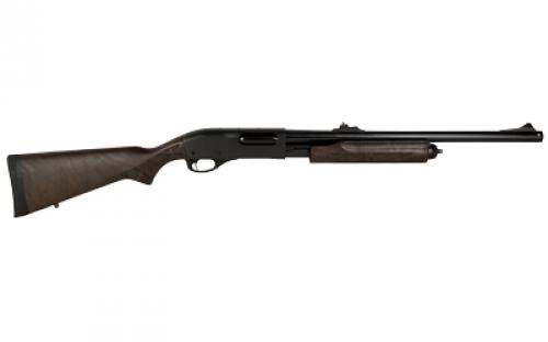 Remington 870 Fieldmaster, Deer, Pump Action, 12 Gauge, 3" Chamber, 20" Barrel, Fully Rifled, Glass Bead Finish, Black, Walnut Stock, Rifle Sights, 4 Rounds R68866