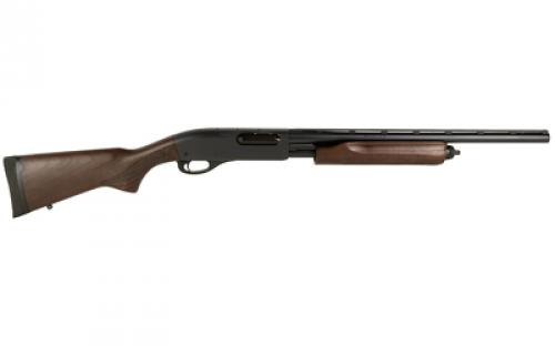 Remington 870 Fieldmaster Compact, Pump Action, 20 Gauge, 3" Chamber, 18.75" Barrel, Glass Bead Finish, Black, Walnut Stock, Bead Front Sight, 3 Choke Tubes (RemChoke Full, Modified and Improved Cylinder), 4 Rounds R68877