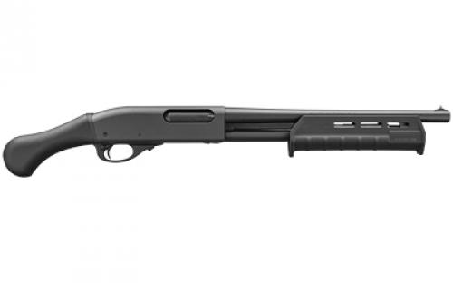 Remington 870 Tac-14, Pump, 12 Gauge, 3 Chamber, 14 Cylinder Bore Barrel, Black Oxide Finish, Shockwave Pistol Grip, Bead, 4 Rounds, 26.3 Overall Length R81230