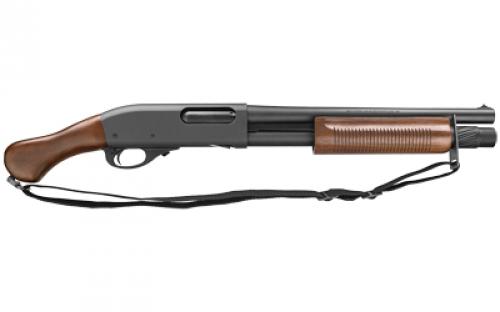 Remington 870 Tac-14, Pump Action, 12 Gauge, 3 Chamber, 14 Cylinder Bore Barrel, Matte Blued Finish, Walnut Shockwave Grip and Forend, Bead, 5 Rounds, 26.3 Overall Length R81231