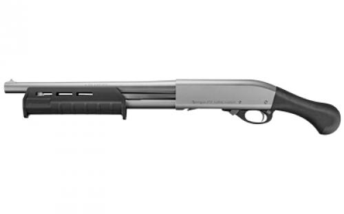 Remington 870 Tac-14 Marine, Pump Action, 12 Gauge, 3 Chamber, 14 Cylinder Barrel, Shockwave Grip, Moe M-Lok Forend, Electroless Nickel Plated Inside and Out, 4Rd, 26.5 Overall Length R81312