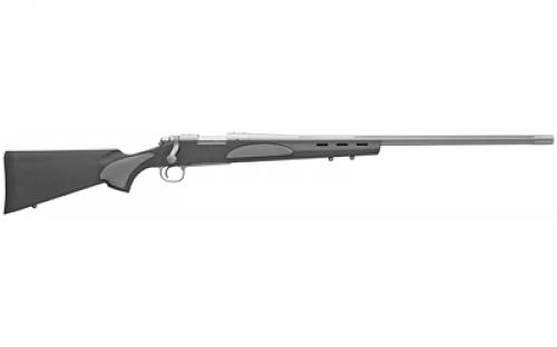 Remington 700 VSF, Bolt Action Rifle, 22-250 Remington, 26 Fluted Barrel, Polished Stainless Finish, Black Synthetic Stock with Overmold Grip Panels, 4 Rounds, Right Hand R84342