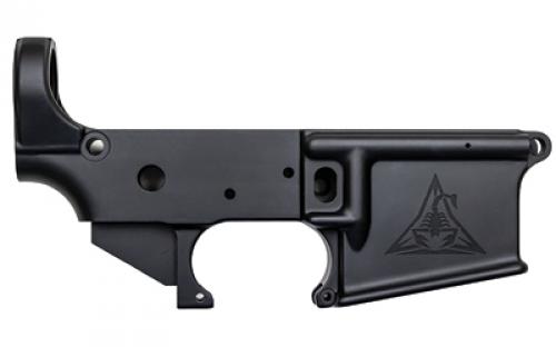 Rise Armament Stripped Lower Reciever, Semi-automatic, 223 Remington/556NATO, Ambidextrous, Anodized Finish, Black RA-SL-223