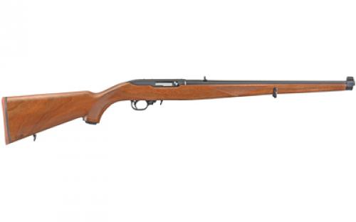 Ruger TALO 10/22 Carbine, Semi-automatic, Rifle, 22LR, 18.5 Barrel, Blued Finish, Mannlicher Walnut Stock, Adjustable Sights, 10Rd 01265