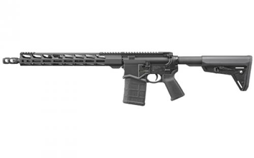 Ruger SFAR, Small-Frame Autoloading Rifle, Semi-automatic Modern Sporting Rifle, 762NATO/308 Winchester, 16.1 Threaded Barrel, 1:10 RH Twist, 5/8-24 Thread Pattern, Type II Hard-Coat Anodized Black Finish, Magpul MOE SL Stock, Magpul MOE Grip, 15 Lite Aluminum Free-Floating Handguard with M-LOK Slots, 20 Rounds, 1 Magpul PMAG Magazine, Compatible with SR25/AR-10 Pattern, BLEM 