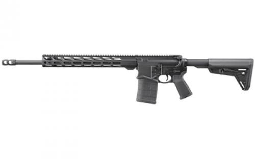 Ruger SFAR, Small-Frame Autoloading Rifle, Semi-automatic Modern Sporting Rifle, 762NATO/308 Winchester, 20 Threaded Barrel, 1:10 RH Twist, 5/8-24 Thread Pattern, Type II Hard-Coat Anodized Black Finish, Magpul MOE SL Stock, Magpul MOE Grip, 15 Lite Aluminum Free-Floating Handguard with M-LOK Slots, 20 Rounds, 1 Magpul PMAG Magazine, Compatible with SR25/AR-10 Pattern, BLEM (D