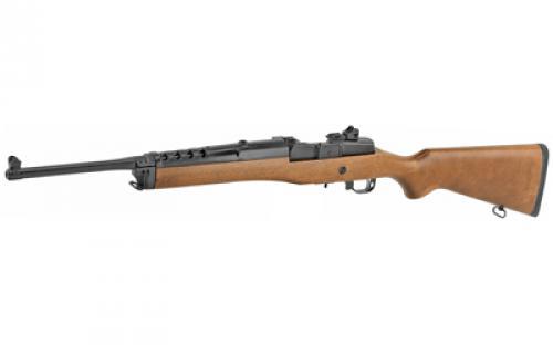 Ruger Mini-14 Ranch, Semi-Automatic Rifle, 223 Rem/5.56NATO, 18.5" Barrel, Blued Finish, Alloy Steel, Hardwood Stock, Adjustable Rear Sight, Blade Front Sight, 5Rd, Picatinny Rail, Scope Rings, 2 Magazines, BLEM (Damaged Box) 05801