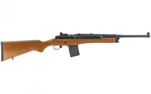 Ruger Mini-14 Ranch Rifle, Semi-Automatic Rifle, 5.56NATO/223Rem, 18.5" Barrel, Blued Finish, Alloy Steel, Hardwood Stock, Adjustable Rear & Blade Front Sight, Includes Picatinny Rail/Scope Rings/2 Mags, 20Rd 05816