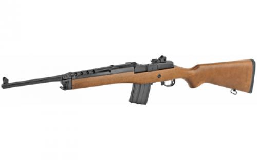 Ruger Mini-14 Ranch Rifle, Semi-Automatic Rifle, 5.56NATO/223Rem, 18.5" Barrel, Blued Finish, Alloy Steel, Hardwood Stock, Adjustable Rear & Blade Front Sight, Includes Picatinny Rail/Scope Rings/2 Mags, 20Rd 05816