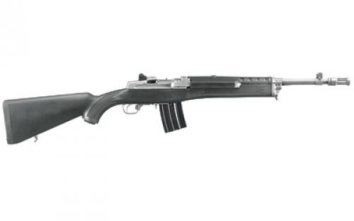 Ruger Mini-14 Tactical Rifle, Semi-Automatic Rifle, 5.56NATO/223Rem, 16.1 Barrel, Matte Finish, Stainless Steel, Black Synthetic Stock, Adjustable Rear & Blade Front Sight, Includes Picatinny Rail/Scope Rings/2 Mags, 20Rd 05819