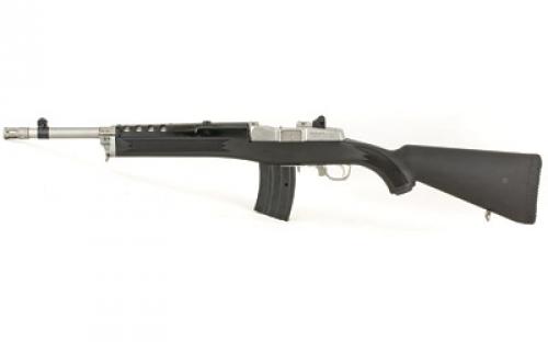 Ruger Mini Thirty, Semi-Automatic Rifle, 7.62X39, 16.1 Barrel, 1:10 Right Hand Twist, Matte Stainless Steel Finish, Black Synthetic Stock, Adjustable Rear & Blade Front Sight, Includes Picatinny Rail/Scope Rings/2 Mags, 20 Rounds 05868