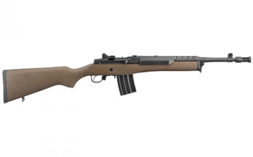 Ruger Mini-14 Tactical, Semi-automatic, 223 Remington/556NATO, 16.12 Cold Hammer Forged Barrel, 1:9 Twist, Blued Finish, Speckled Black/Brown Hardwood Stock, 2 Mags, 20Rd, Weighs 7.2lb, Ghost Ring Rear Sight & Blade Front Sight 05889