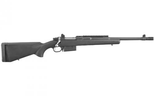 Ruger Scout Rifle, Bolt Action, 350 Legend, 16.5" Cold Hammer Forged Barrel, Muzzle Brake, Black Finish, Synthetic Stock, Adjustable Rear Sight, Protected Blade Front Sight, 5Rd 06841