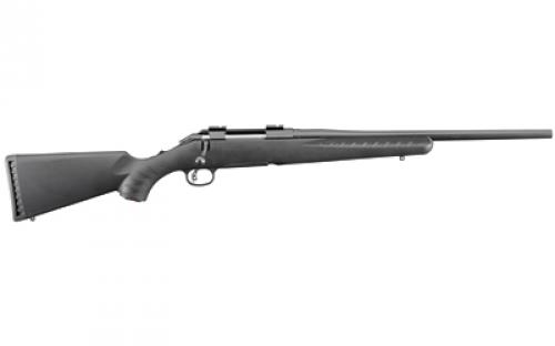 Ruger American Rifle Compact, Bolt-Action Rifle, 243 Win, 18 Barrel, Matte Black Finish, Alloy Steel, Black Composite Stock, 4Rd 06908