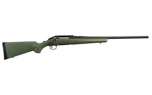 Ruger American Rifle Predator, Bolt-Action Rifle, 22-250 Rem, 22 Threaded Barrel, Matte Black Finish, Alloy Steel, Moss Green Composite Stock, 4Rd Rotary Magazine 06945