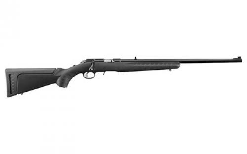 Ruger American Rimfire Standard, Bolt-Action Rifle, 17 HMR, 22 Barrel, Satin Blued Finish, Alloy Steel, Black Composite Stock, Adjustable Rear & Fiber Optic Front Sight, 9Rd 08311