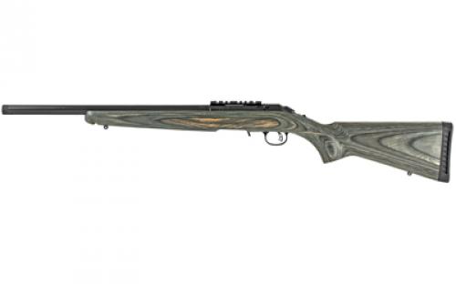 Ruger American Rimfire Target, Bolt Action, 17HMR, 18 Threaded Barrel, 1:9 Right Hand Twist, Satin Blued Finish, Alloy Steel, Black Laminate Stock, Flush Mounted Rotary Magazine, 9Rd 08350