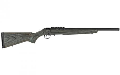 Ruger American Rimfire Target, Bolt Action, 17HMR, 18" Threaded Barrel, 1:9 Right Hand Twist, Satin Blued Finish, Alloy Steel, Black Laminate Stock, Flush Mounted Rotary Magazine, 9Rd 08350