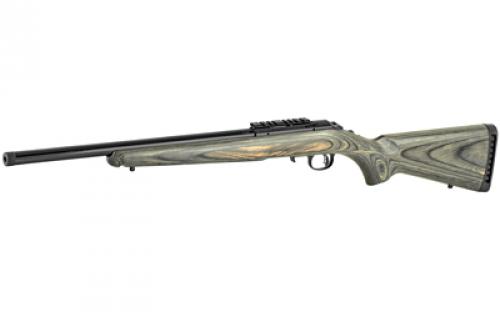 Ruger American Rimfire Target, Bolt Action, 17HMR, 18" Threaded Barrel, 1:9 Right Hand Twist, Satin Blued Finish, Alloy Steel, Black Laminate Stock, Flush Mounted Rotary Magazine, 9Rd 08350