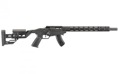 Ruger Precision Rimfire Bolt Action, 17HMR, 18" Threaded Barrel, Black, Molded On-Piece Chassis and Adjustable Buttstock, Right Hand, 1 Magazine, 9Rd 08403