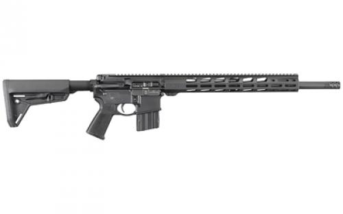 Ruger AR-556, MPR, Semi-automatic Rifle, 450 Bushmaster, 18.63" Barrel, Anodized Finish, MOE SL Collapsible Stock, MOE Grip, 15" Free Floated Aluminum Handguard, Carbine-Length Gas System, 5Rd, 1 Magazine 08522