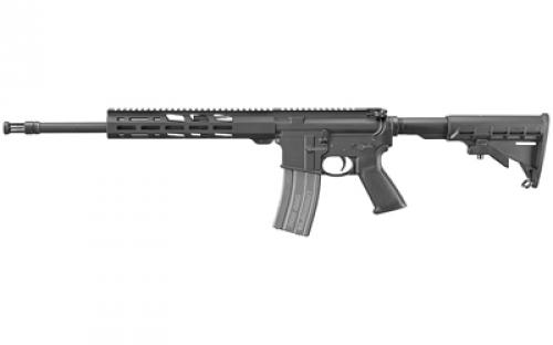 Ruger AR-556, Semi-automatic, 300 Blackout, 16.1 Barrel, Type III Hard Coat Anodized Black Finish, 6 Position Collapsible Stock, M-LOK Handguard, 1-30Rd Magazine, 08530