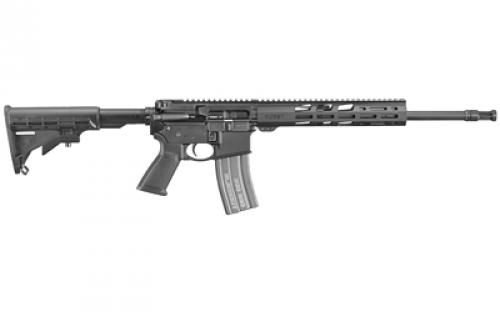 Ruger AR-556, Semi-automatic, 300 Blackout, 16.1" Barrel, Type III Hard Coat Anodized Black Finish, 6 Position Collapsible Stock, M-LOK Handguard, 1-30Rd Magazine, 08530